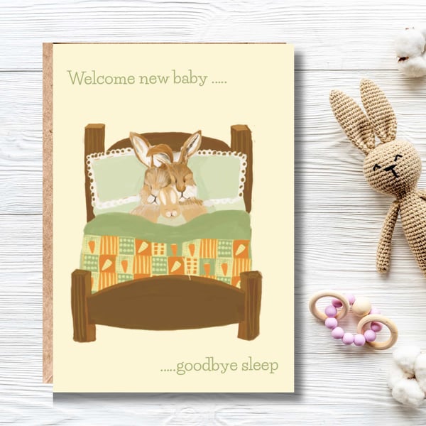 New baby  congratulations card little one