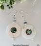 Tanzanite, Abolone Shell, Mother of Pearl Earrings  - Image 4