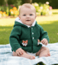 Knitting Pattern for Child's Fox Hoodie Birth to 8 years, Front Fastening PDF - Image 2