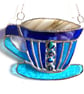 Teacup Stained Glass Suncatcher coffee cup mug 018 - Image 5
