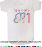 Personalised 1st Birthday Bodysuit With Butterfly in 6-12m & 12-18m