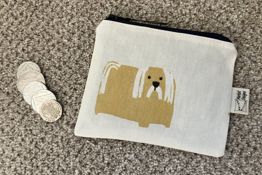 Dogs Coin Purse, Handmade in the UK