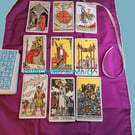 Tarot Reading Mat-Wrap, Zodiac signs.