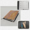 2016 Diary, card holder combination with orange nuno felt cover - REDUCED