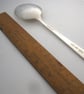 Vegetarian Spoon, Powered by Plants, Handstamped Vintage Dessertspoon - Image 3