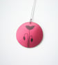  Poppy pendant in red. Perfectly imperfect  - Image 1