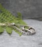 Silver woodland necklace, Autumnal jewellery, toadstool necklace - Image 2