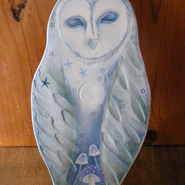 Ceramic Owl Wall Decoration
