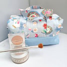 Bags, Box Shaped Make Up Bag , Zip and Handles, Multi Use, Sewing, Crochet