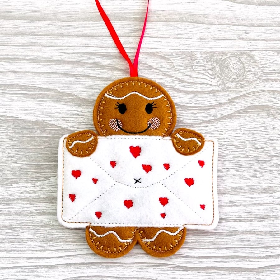 Gingerbread With A Love Letter Valentines Gifts