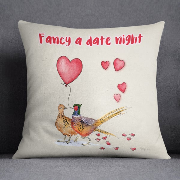 Fancy A Date Night Valentine's Cushion