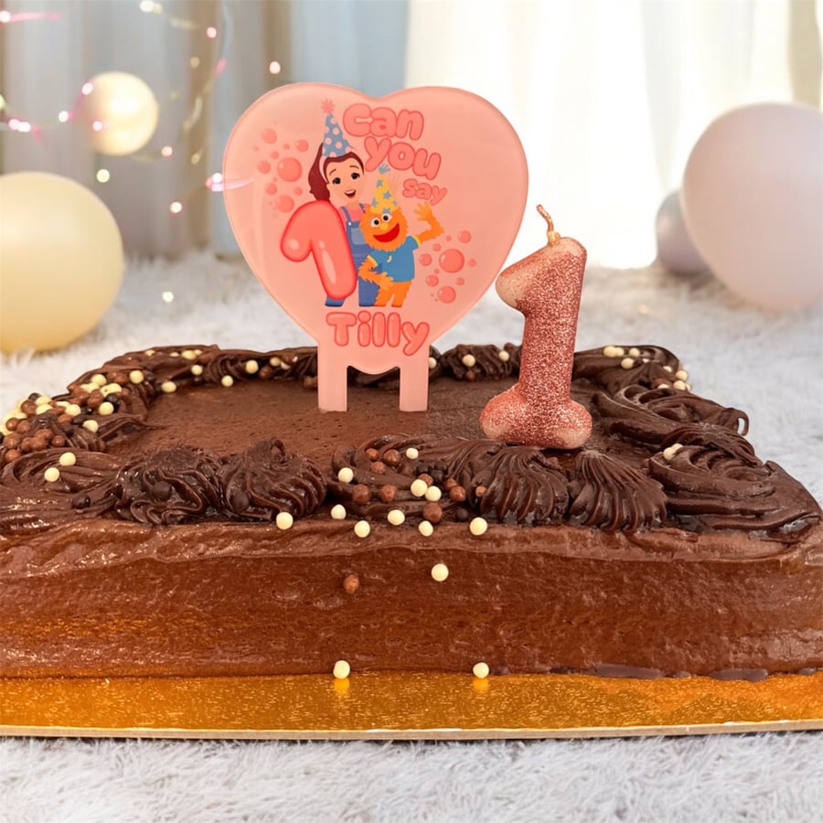 PERSONALISED ACRYLIC CAKE TOPPERS – ANY DESIGN POSSIBLE! 