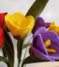 Felt Tulip Bouquet: Handmade Spring Home Decor - Image 5