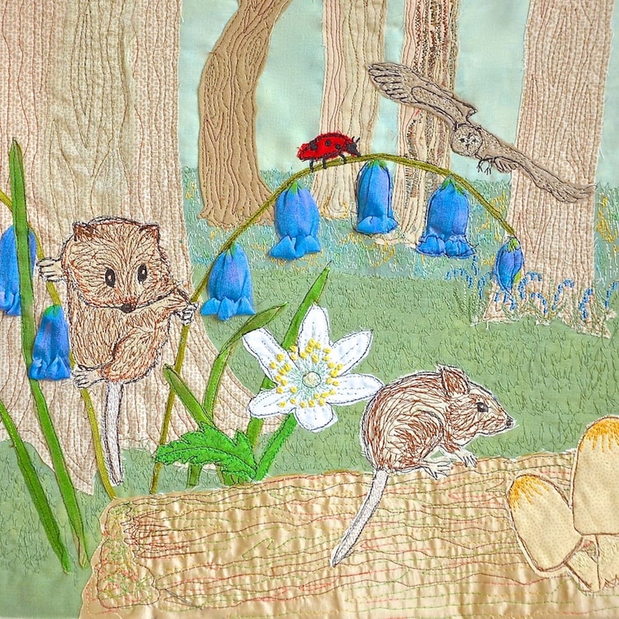 Birthday card - woodland mouse