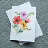hand painted original art blank card (I ref F 150 )