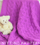 Baby Blanket Knitting Pattern Design 10 Printed Copy