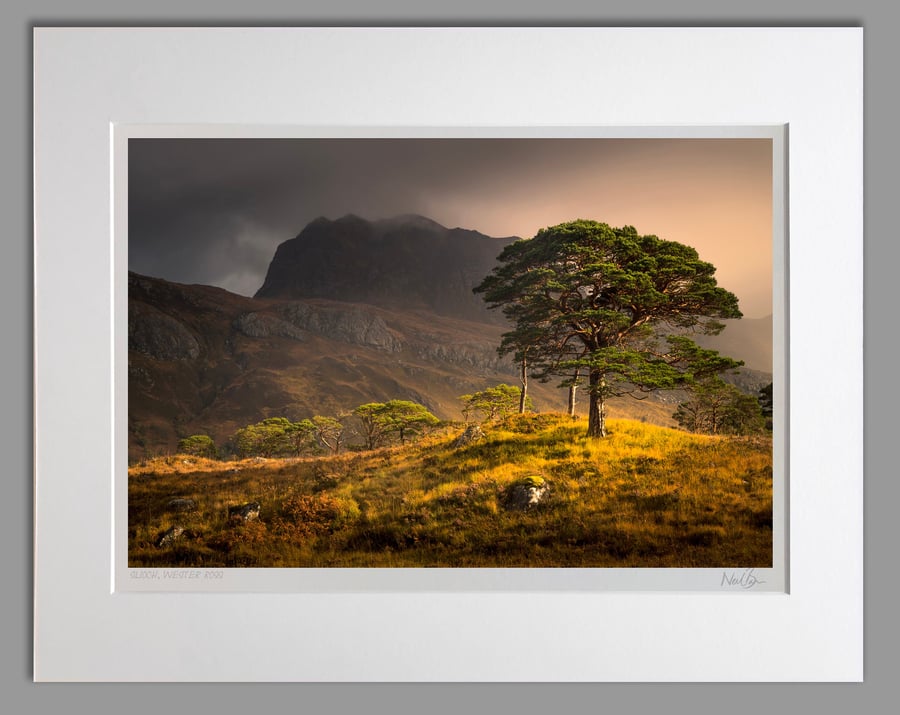 Slioch Wester Ross Scotland - A3 (50x40cm) Unframed Print
