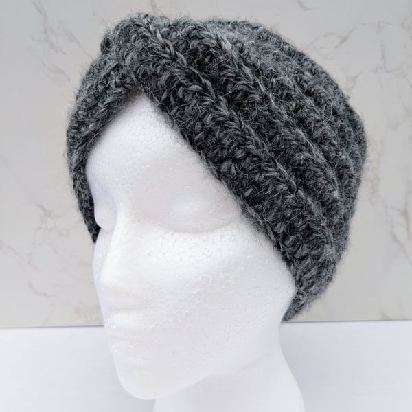Crochet twisted earwarmer