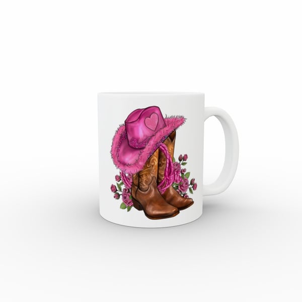 PERSONALISED COFFEE MUG BOOTS N HAT