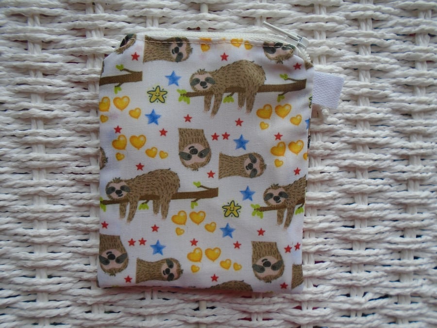 Sloth Coin Purse or Card Holder 