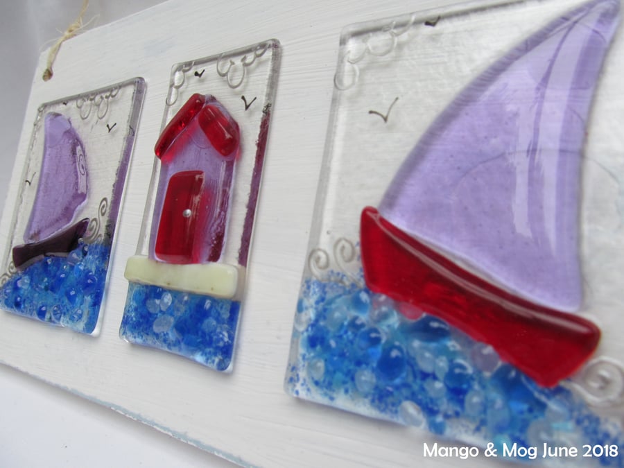 Seaside Picture - Fused Glass