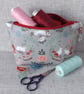 Make up bag, zipped pouch, rabbits, mushrooms - Image 9