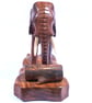 Hand Carved Wooden Elephant Sculpture - Elephant Ornament - Wildlife Home Decor - Image 3