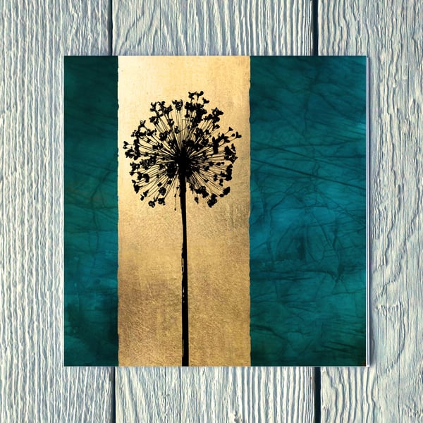 Flower Spirit - Allium, Greetings Card