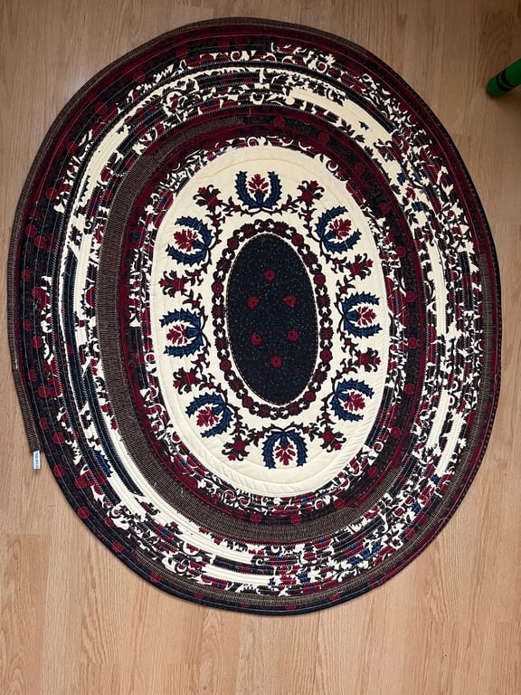 Handmade Jelly Roll Rug - African Print