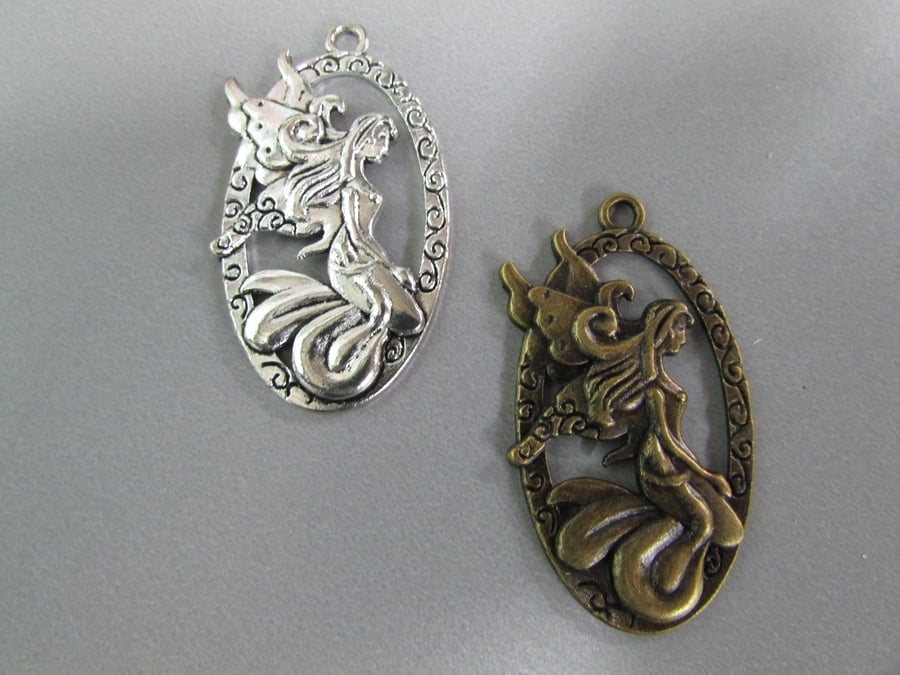 Fairy Tibetan Jewellery Charm in Bronze or Silver