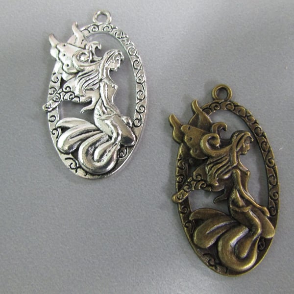 Fairy Tibetan Jewellery Charm in Bronze or Silver