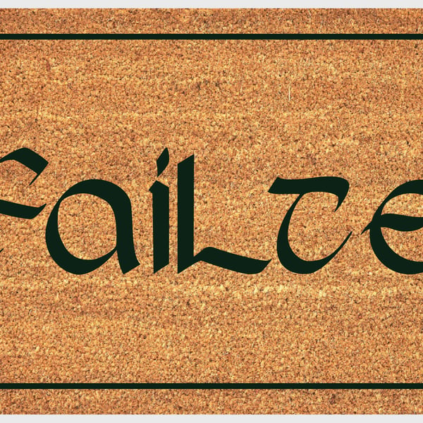 Failte Door Mat - Failte Welcome Mat - 3 Sizes