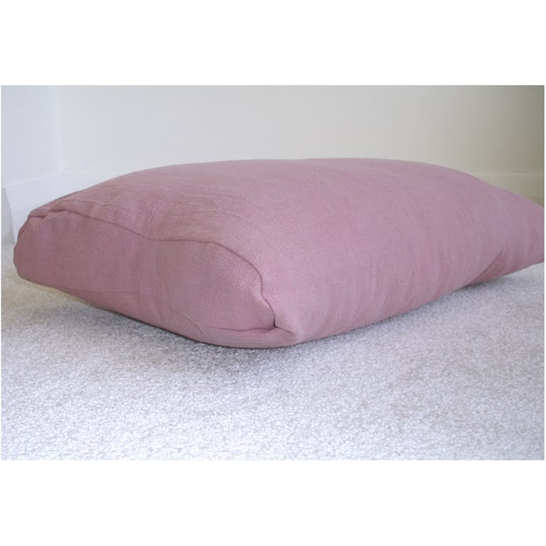 Tempur Original Neck Pillow COVER ONLY Orthopaedic Linen Pink QUEEN Medium 60cm