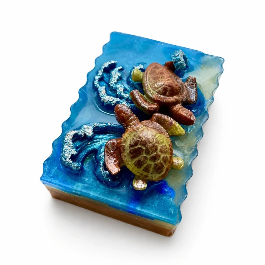 Spice & Sea Sculptural Artisan Handmade Soap