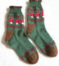 Autumn Toadstool Sock Knitting Pattern PDF. Socks 4ply Knitting.  PDF Pattern. - Image 5