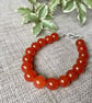 Quartzite Bracelet, Orange, SALE - Image 3