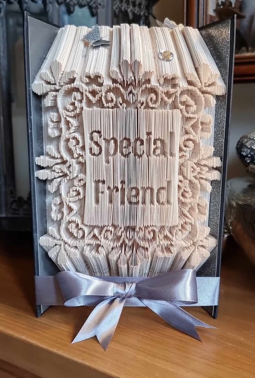 Special Friend Frame, COMBI Book Folding Pattern - EMAILED PDF PATTERN