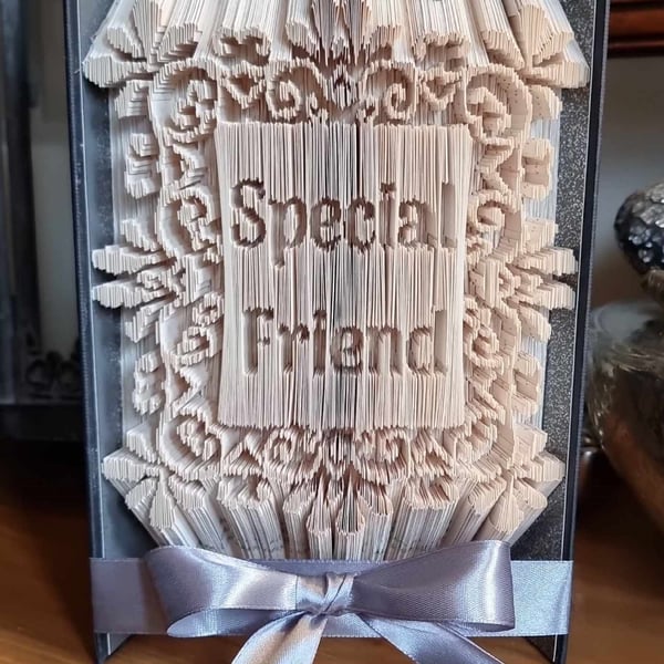 Special Friend Frame, COMBI Book Folding Pattern - EMAILED PDF PATTERN