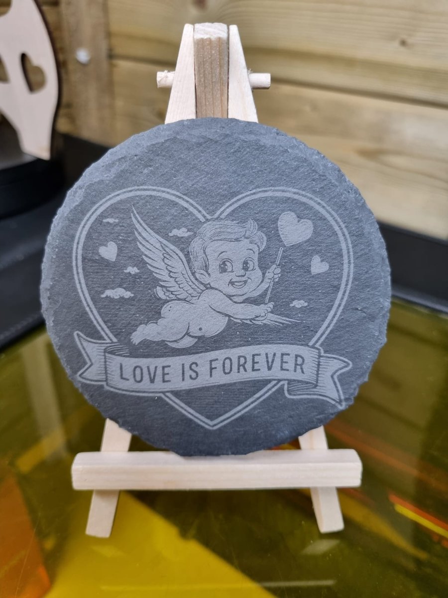 Valentines Love Slate Coaster