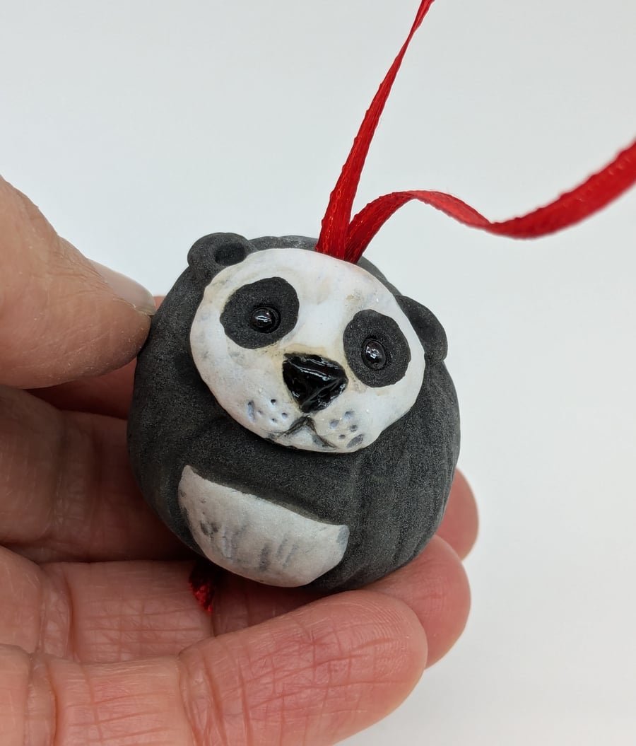 Panda - Little Creatures Range - on ribbon