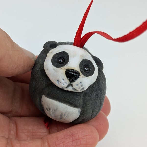 Panda - Little Creatures Range - on ribbon