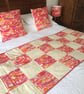 Handmade patchwork bed runner - Image 1