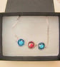 Sterling Silver Necklace With Crystal Cubic Zirconia Charms, Custom Make - Image 5