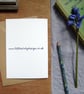 Set of five Flower and Bee Greetings cards - Image 8