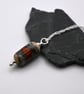 lampwork glass sparkle pendant necklace - Image 2
