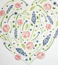 Watercolour floral heart card - Image 2