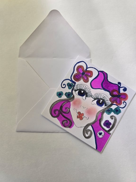 ARTKRAZIE Original Fairy Greeting Card