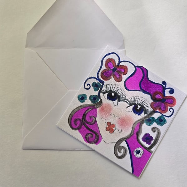 ARTKRAZIE Original Fairy Greeting Card