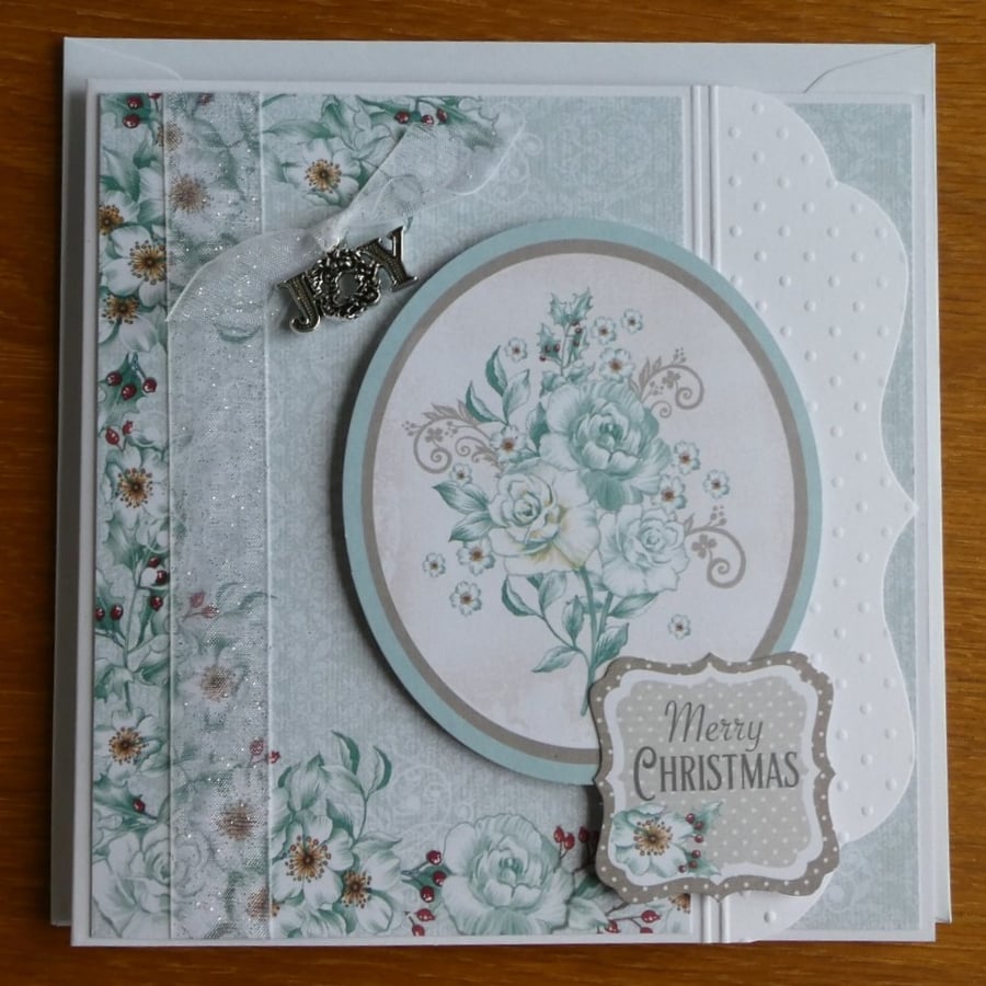 Sale - Merry Christmas Charm Card
