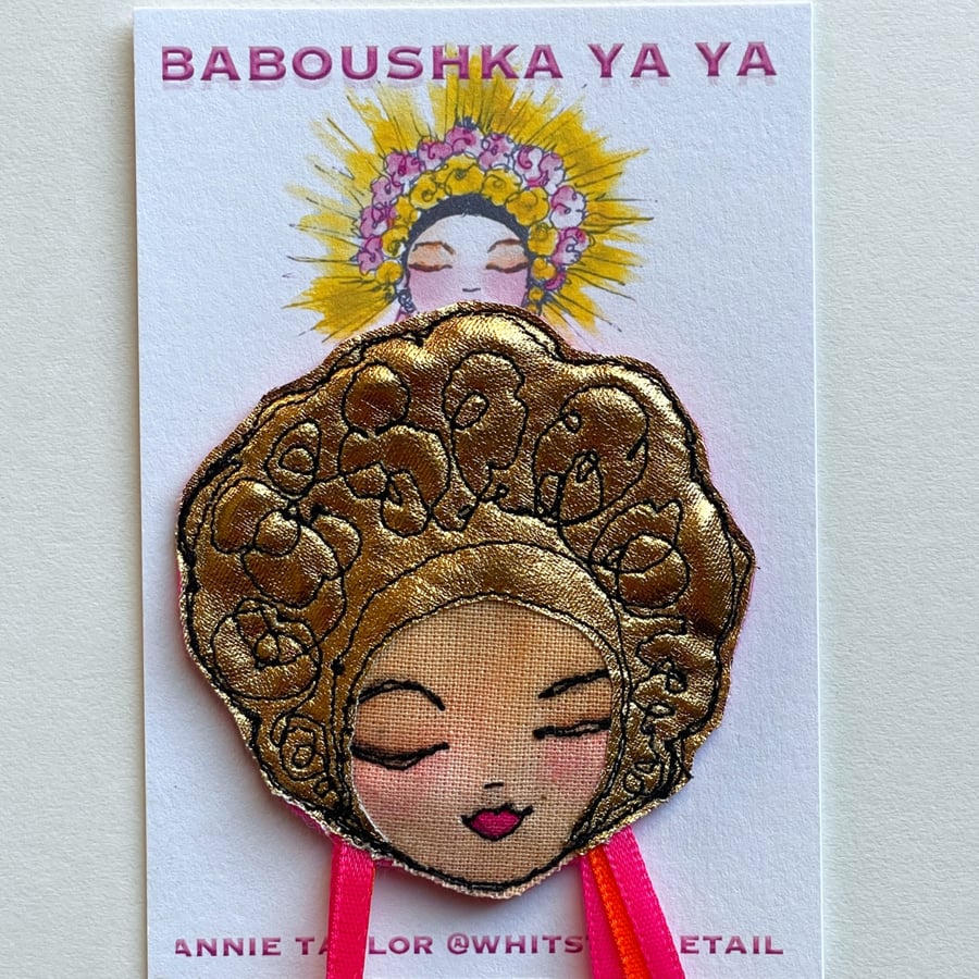 Babushka Ya Ya brooch